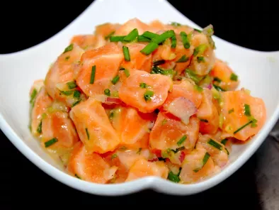 Recette Tartare de saumon asiatique