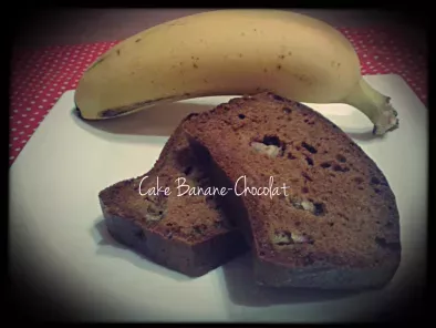 Recette Cake léger banane et chocolat (ww)