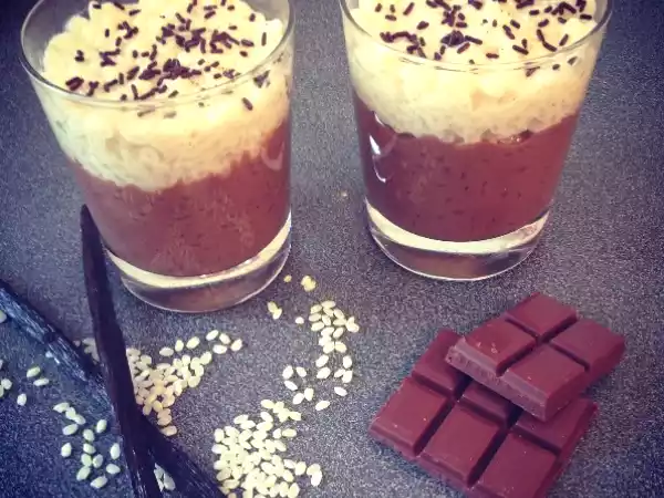 Recette Riz au lait façon chocolat liégeois