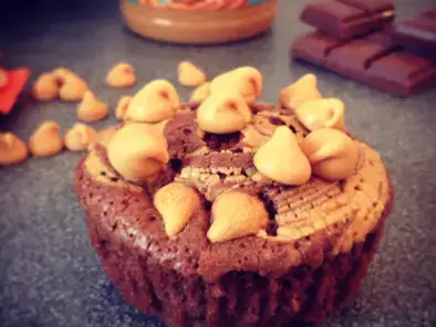 Recette Muffins chocolat et cacahuète