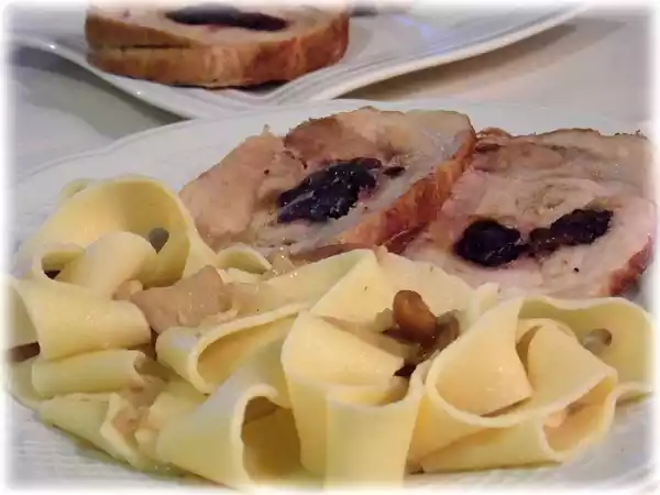 Recette Rôti de porc farci aux pruneaux