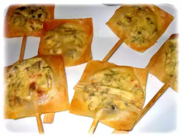 Recette Sucettes apéritives au fromage