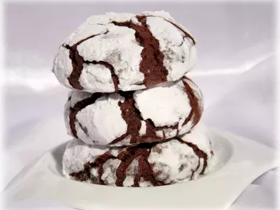 Recette Crinkles - Biscuits craquelés, moelleux au chocolat