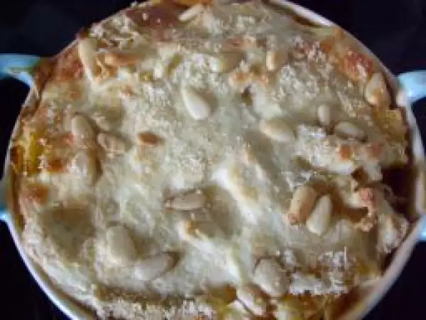 Recette Gratin de butternut au tofu et recette testée le mehalbi