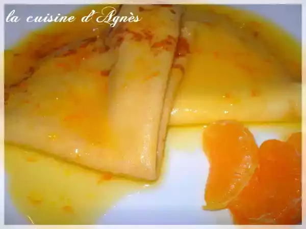 Recette Crêpes à la clémentine