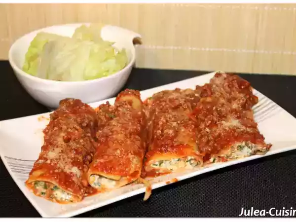 Recette Cannelloni ricotta et blettes