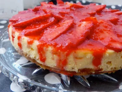 Recette The new-york cheesecake à la fraise