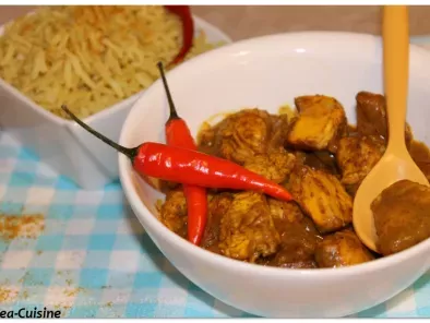 Recette Poulet au curry et au piment, recette indienne