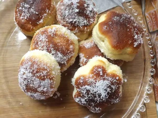 Recette Beignets fourrés cuisson au four