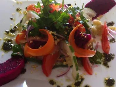 Recette Salade de pitaya et pastèque