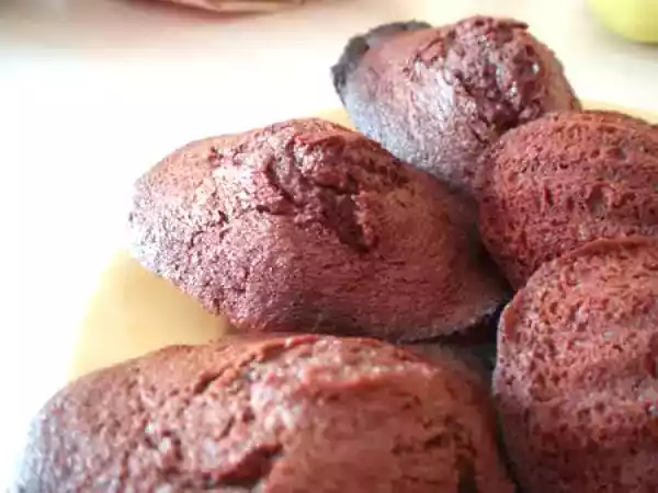 Recette Le secret des madeleines à bosse, au chocolat en plus