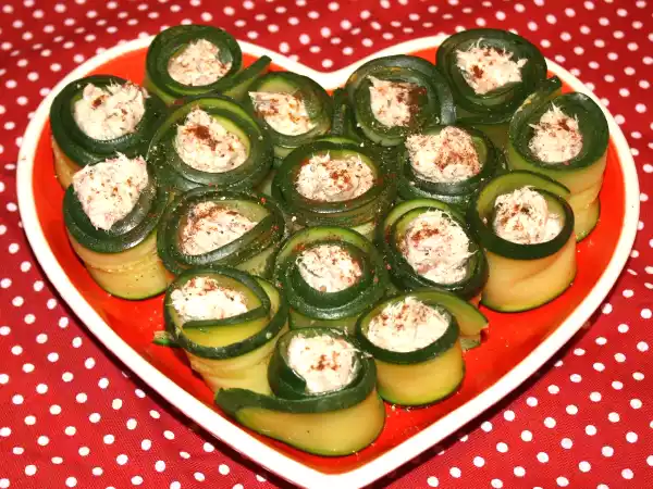 Recette Roulés aux courgettes et au thon