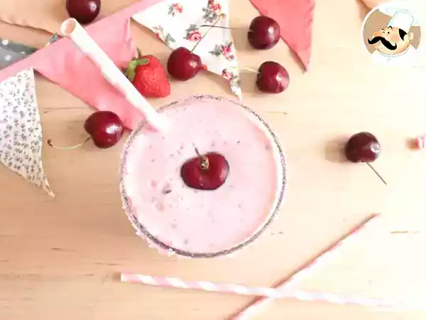 Recette Smoothie aux fraises et cerises