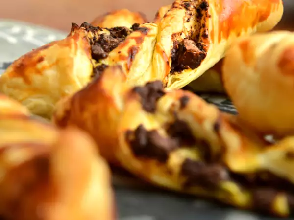 Recette Torsades aux pépites de chocolat