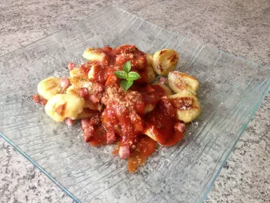 Recette Gnocchis au parmesan + sauce tomate basilic
