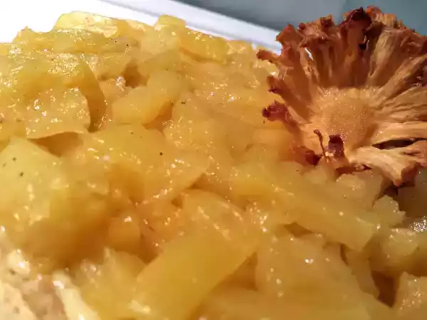 Recette Tarte ananas-passion - recette thermomix