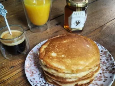 Recette Pancakes moelleux à la cannelle et au miel
