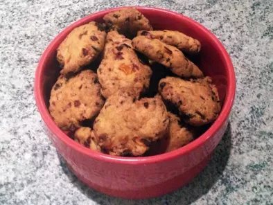 Recette Cookies apéritifs au chorizo, poivron, parmesan