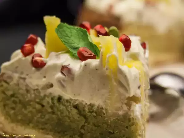 Recette Tarte façon fantastik à la pistache
