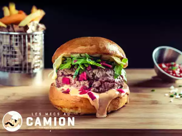 Recette Burger bœuf et cheddar gourmand et rapide