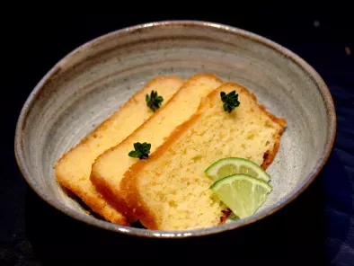 Recette Cake coco citron vert liqueur de yuzu
