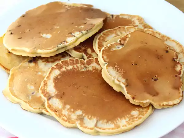 Recette Pancakes aux pépites de chocolat
