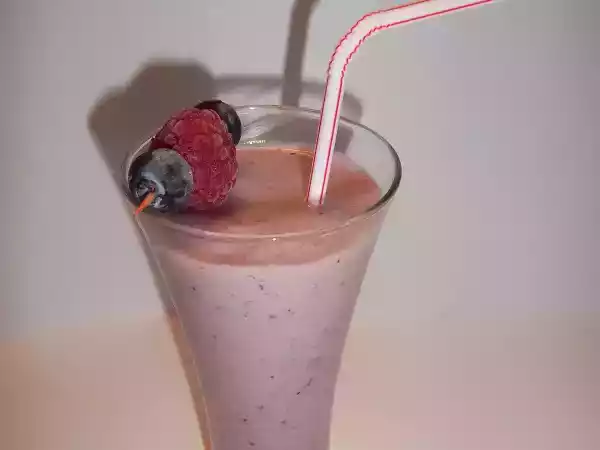 Recette Smoothie framboises-myrtilles