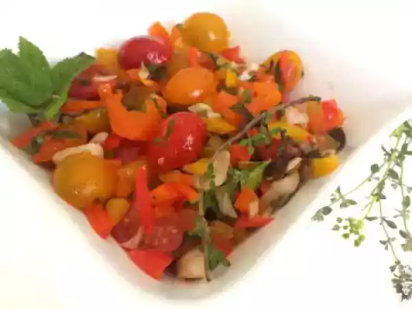 Recette Salade marinée aux herbes