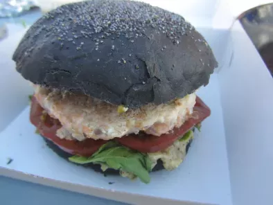 Recette Burger au saumon frais
