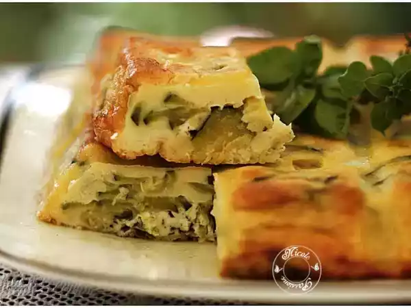 Recette Cake courgettes fourme d'ambert