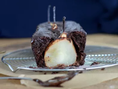 Recette Cake au chocolat noir et poires fondantes