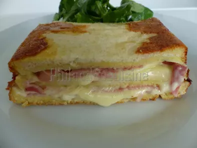 Recette Croque-cake jambon fromage