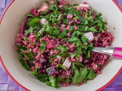 Salade de quinoa, betterave et fêta