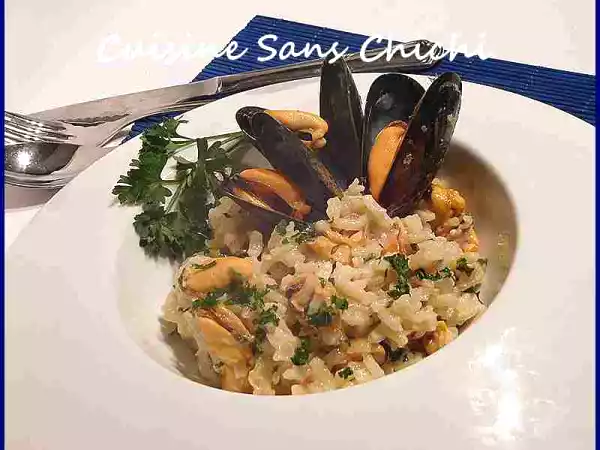 Recette Risotto aux moules de bouchot