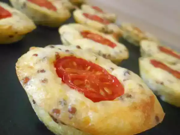 Recette Bouchées tomates cerises & moutarde
