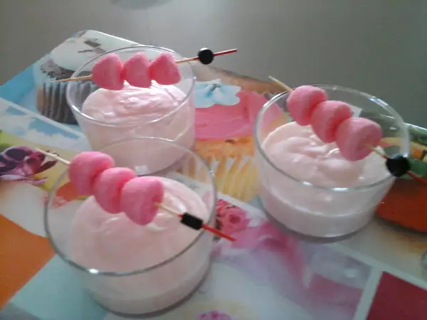 Recette Mousse chantilly aux fraises tagada