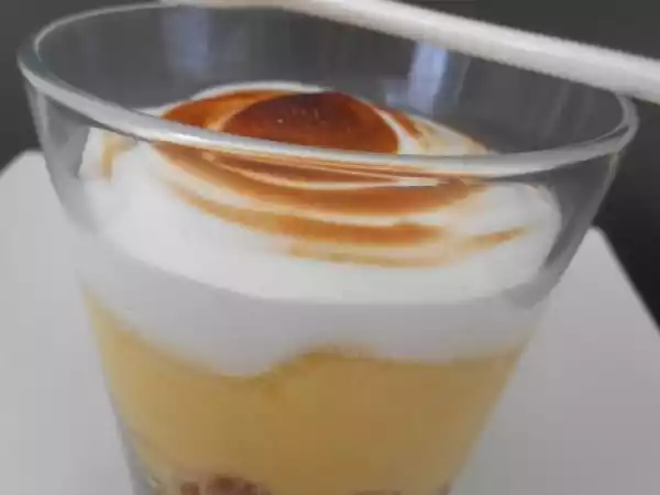 Recette Tarte au citron meringuée verrine