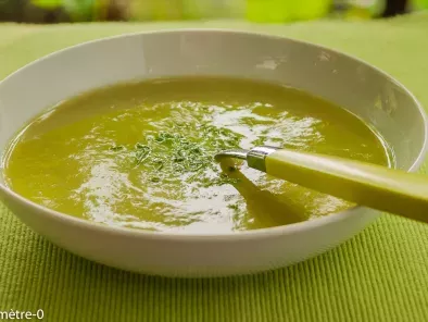 Recette Soupe d'asperges vertes au chou fleur
