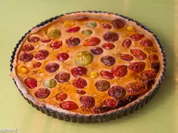 Recette Tarte au thon et tomates cerises