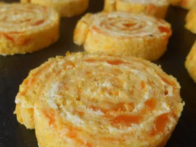 Recette Roulés aux carottes & fromage ail et fines herbes