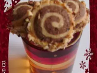 Recette Jolis biscuits escargots vanille/chocolat