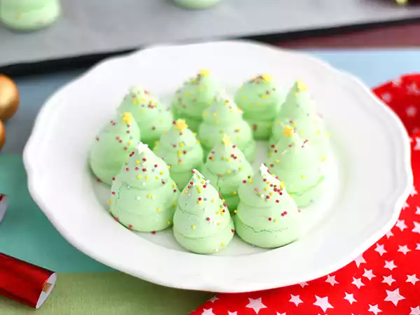 Recette Sapins meringues