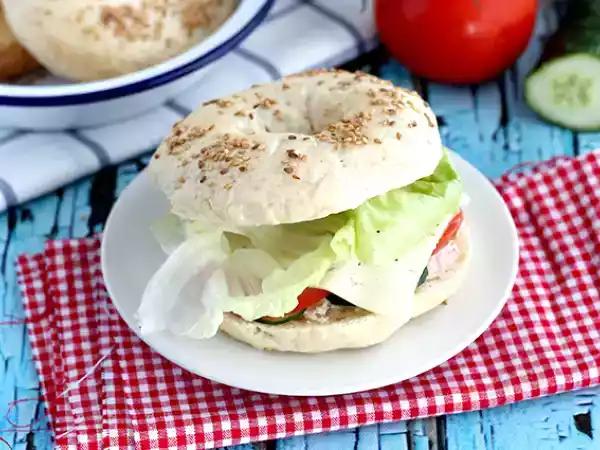 Recette Bagel végétarien