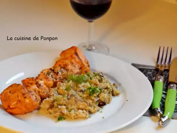 Recette Brochettes de poulet et quinoa