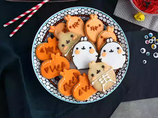 Recette Sablés décorés halloween molang