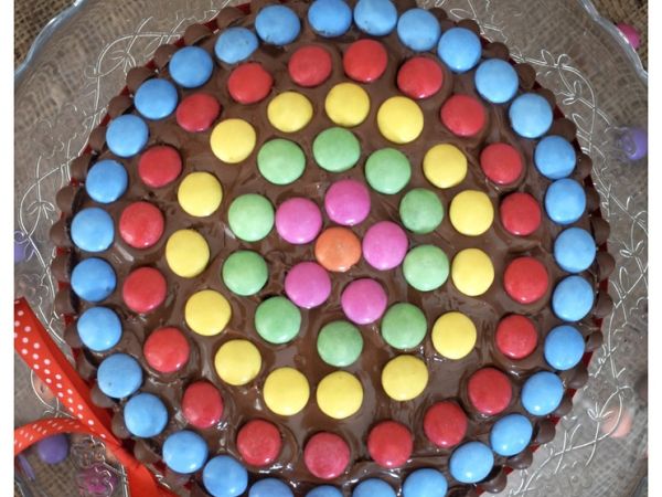 Gâteau d'anniversaire smarties