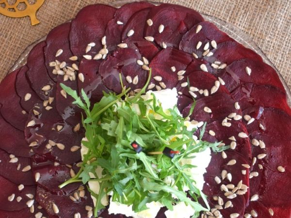 Carpaccio de betteraves