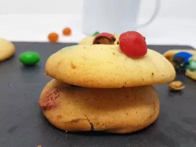 Recette Cookies aux m&m's