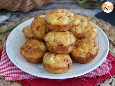 Recette Muffins au thon, tomate et feta