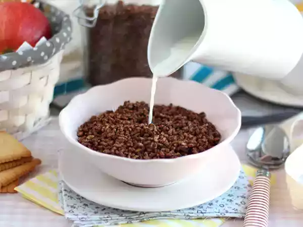 Recette Riz soufflé au chocolat - céréales type coco pops